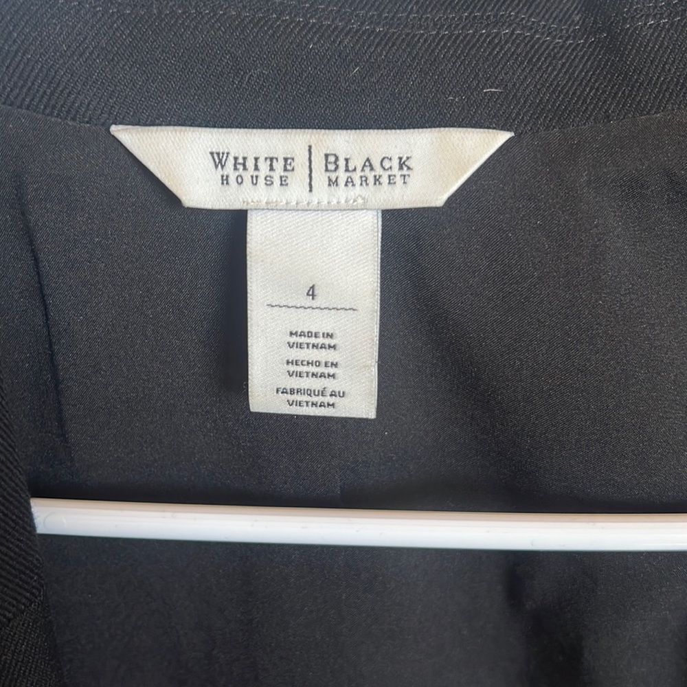 White House Black Market Black Blazer